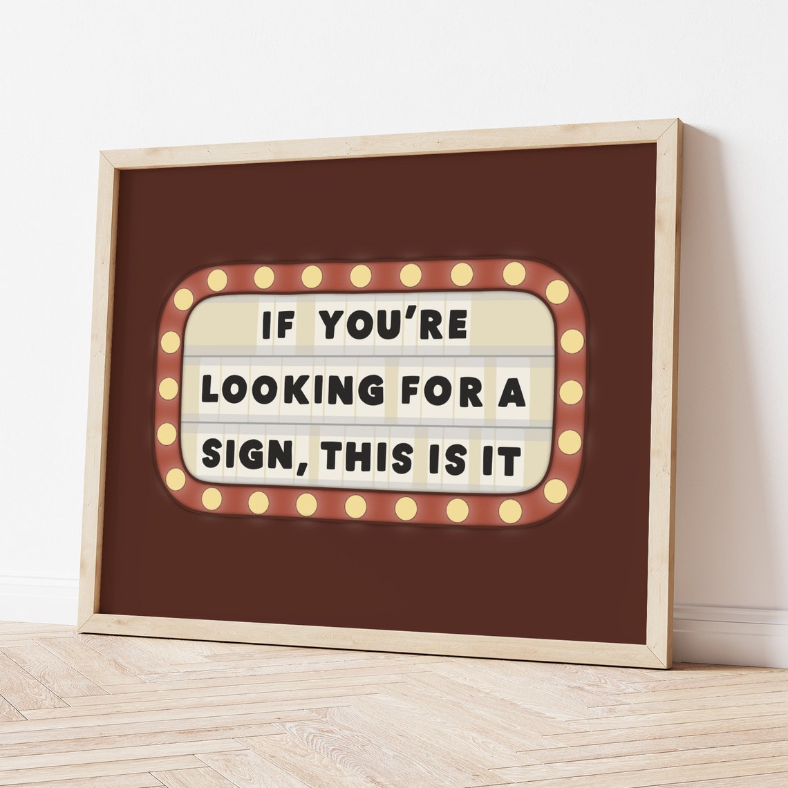 Looking For A Sign Quote Wall Art Print, Office Decor - Image 2