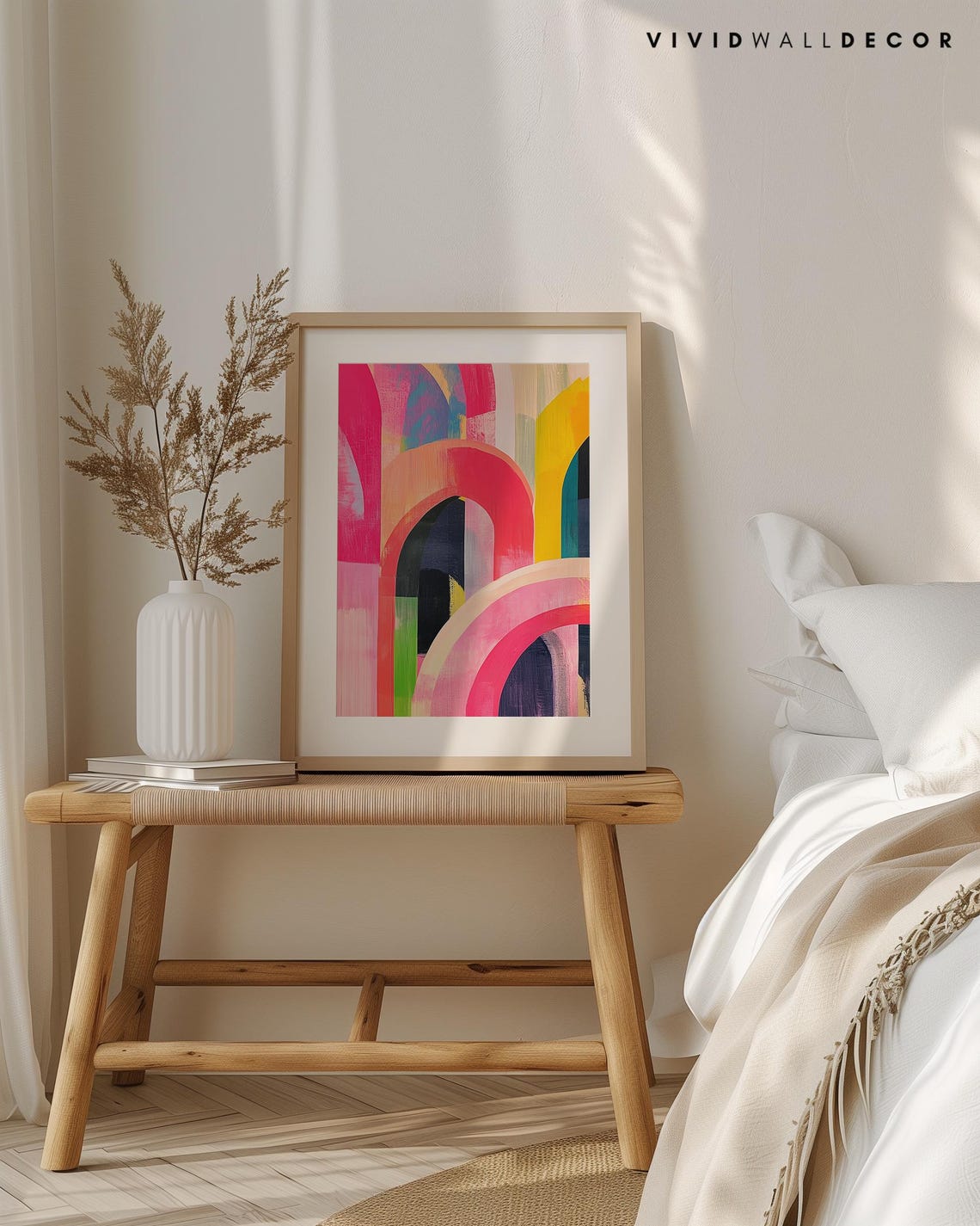 Vibrant Colorful Abstract Arches Modern Bold Statement Decor Poster - Image 3