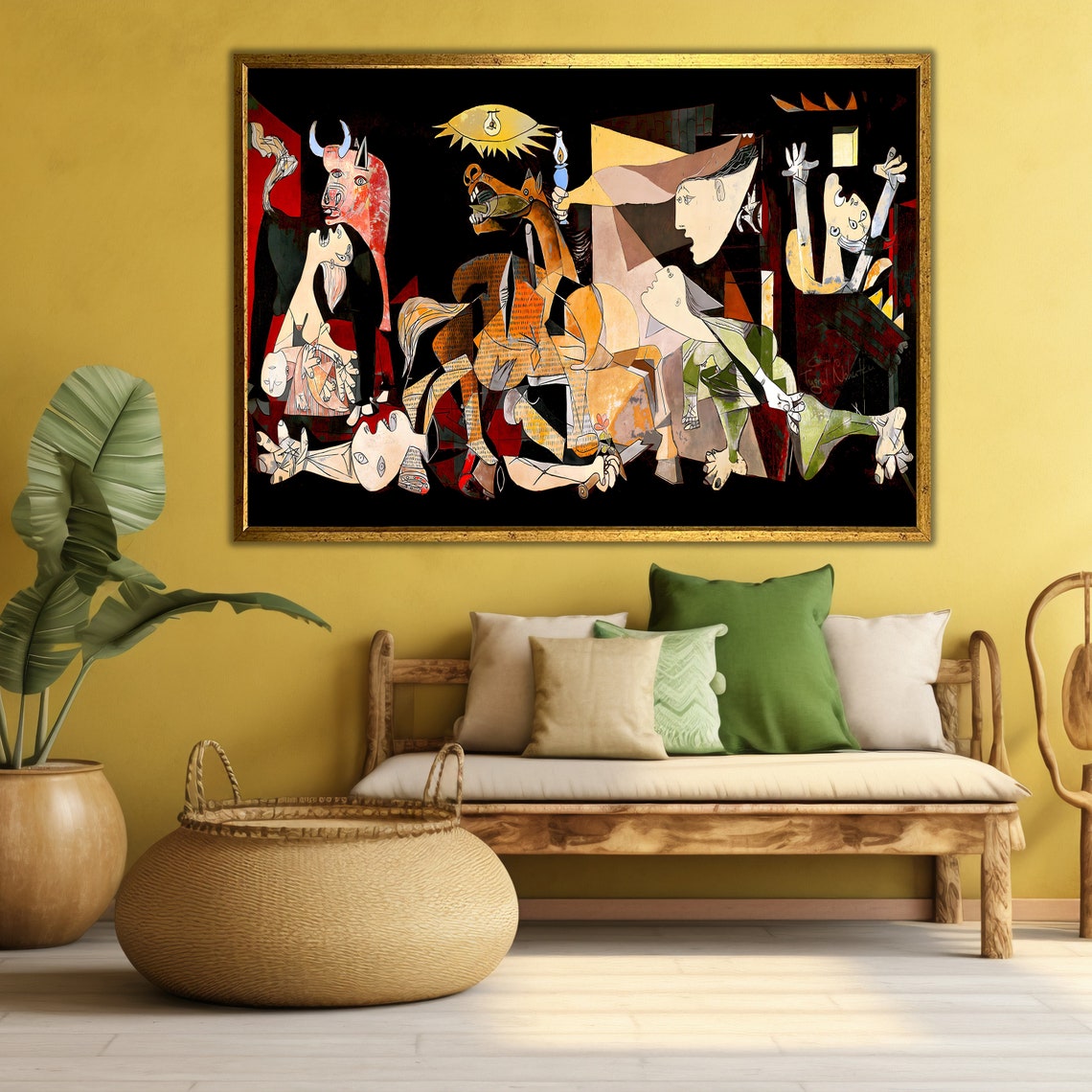 Picasso Guernica Cubist Masterpiece Colorful Vivid Modern Art Poster - Image 4