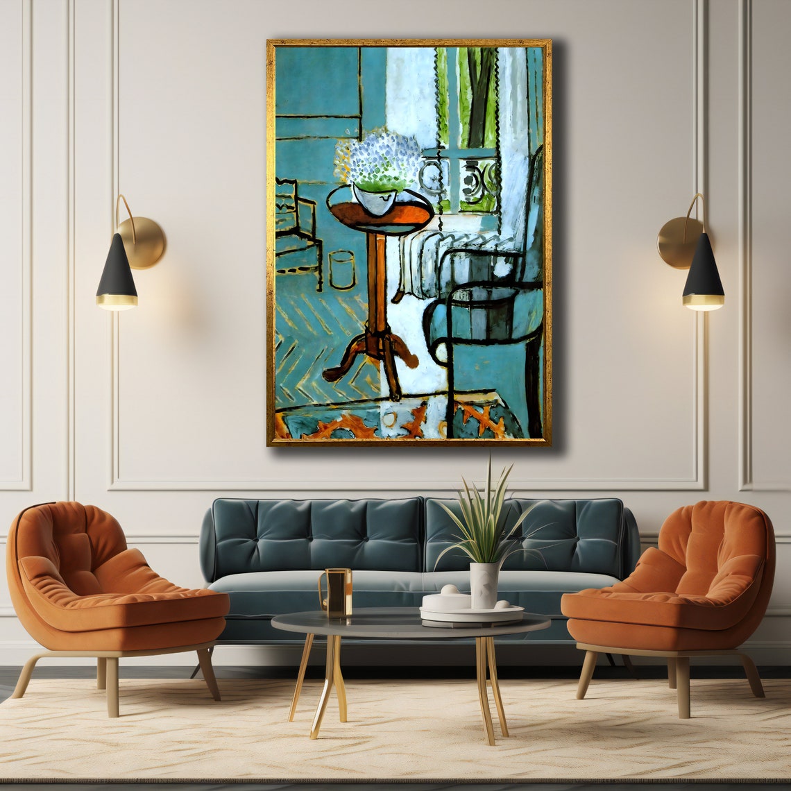 Henri Matisse Colorful Flower Print Ready To Hang Wall Decor Framed Wall Art The Open Window Decor Unique Gift - Image 2