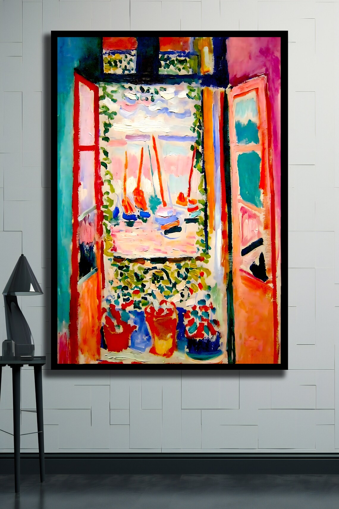 Henri Matisse Open Window Sailboats Harbor View Fauvist Art Poster - Image 4