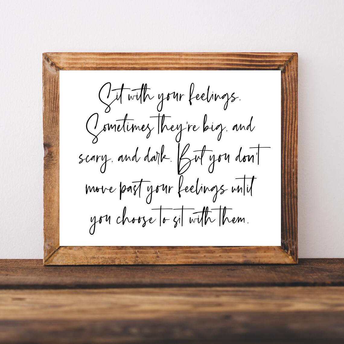 Therapist Office Decor Mental Health Art Print