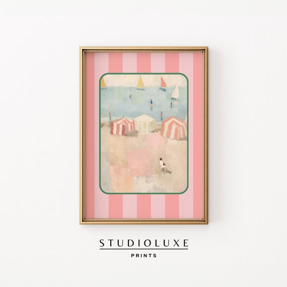 French Coastal Wall Art Granddaughter Prints Kitchen Decor Trendy Dorm Apartment Nursery