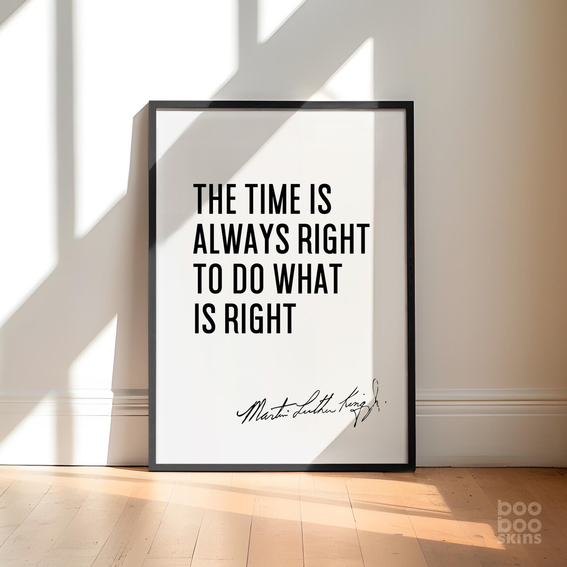 Martin Luther King Quote Art Print, Typography
