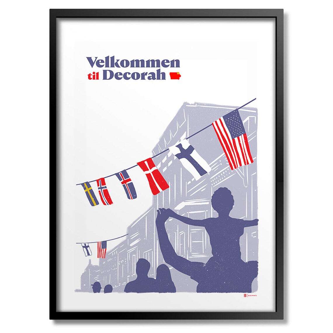 Velkommen Til Decorah Art Print