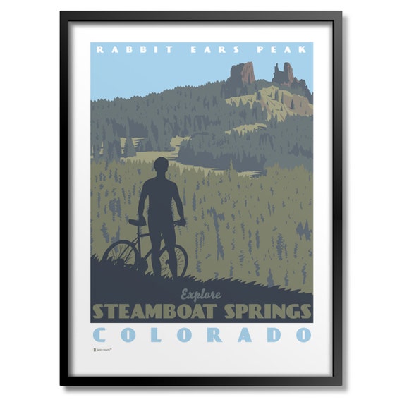 Steamboat Springs Rabbit Ears Peak Print