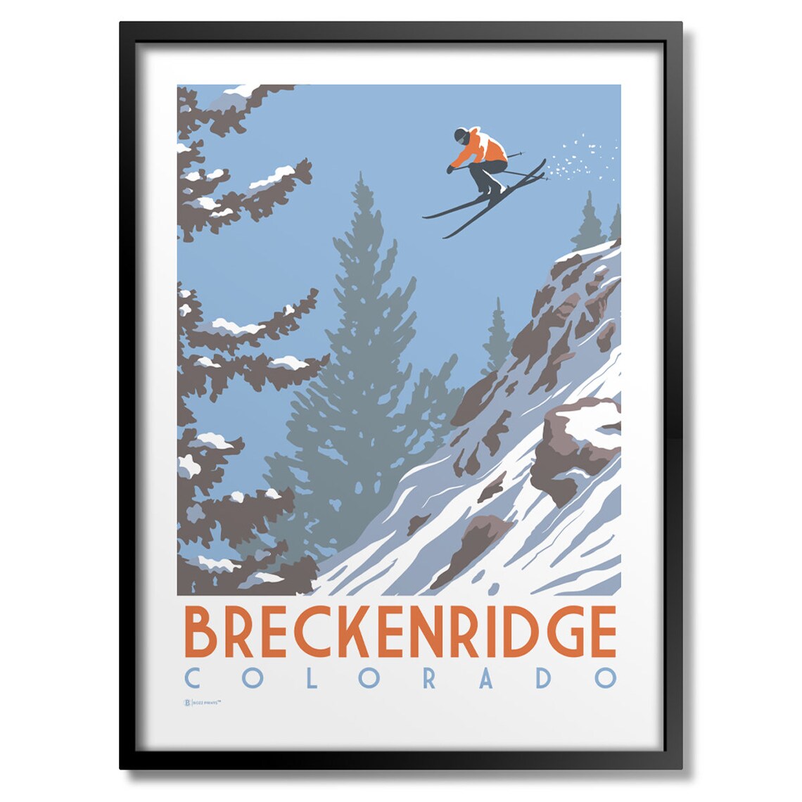Breckenridge Catching Air Art Print