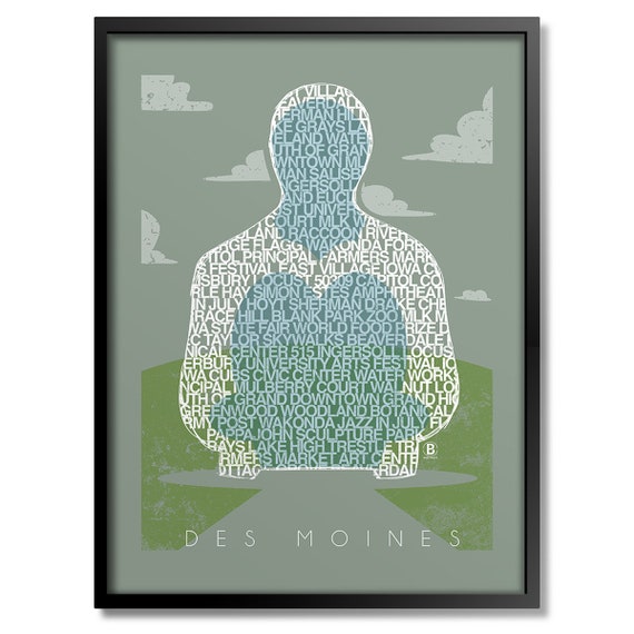 Des Moines Sculpture Art Print