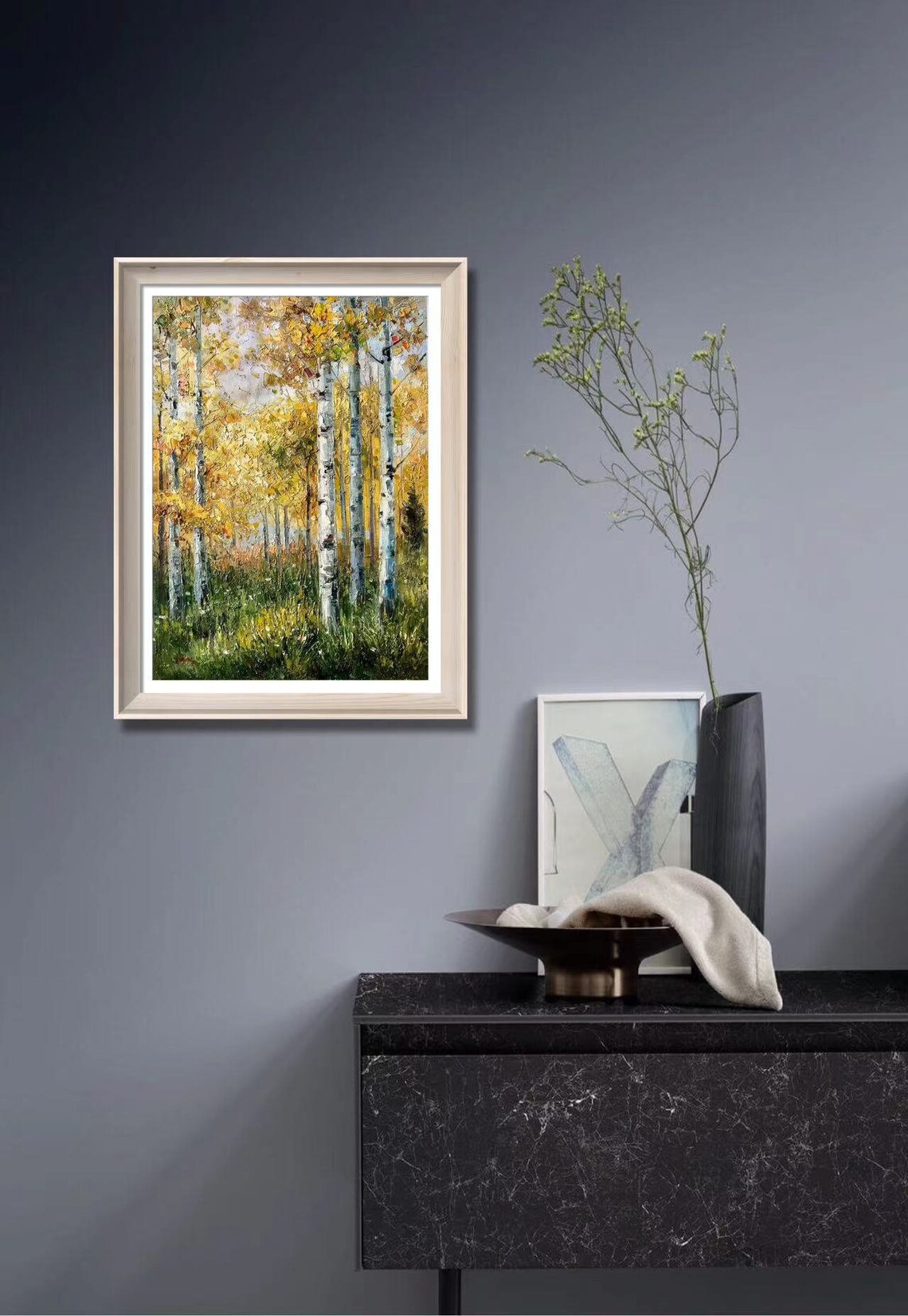 Impression Landscape Oil Painting, Boho Decor - Image 2