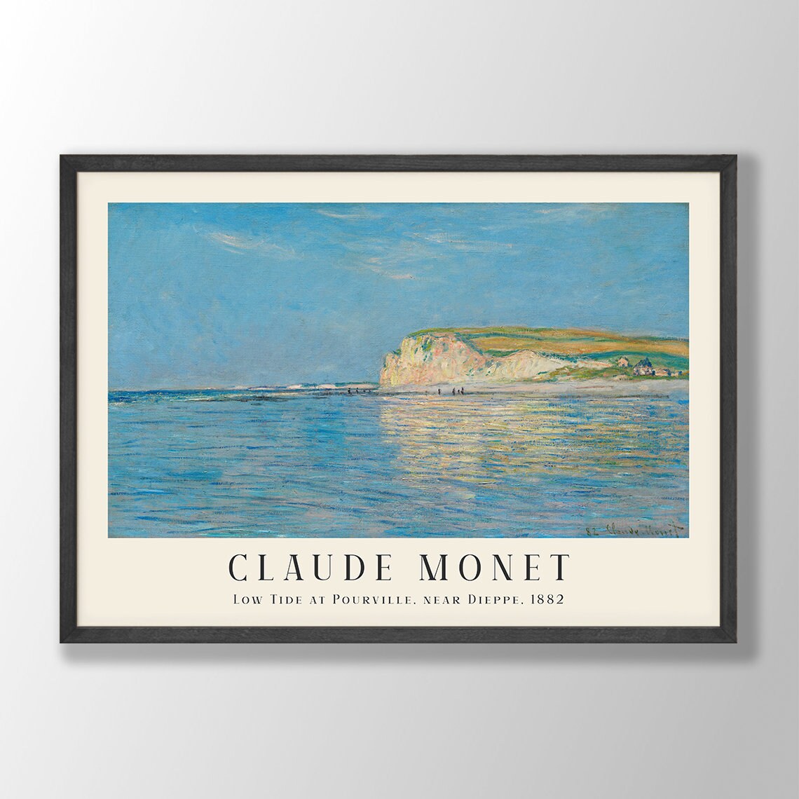 Claude Monet Art Print, Farmhouse Wall Landscape