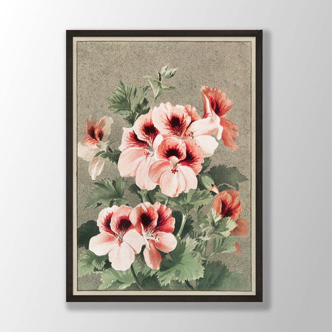Vintage Cherry Blossom Print, Botanical Kitchen Wall Art