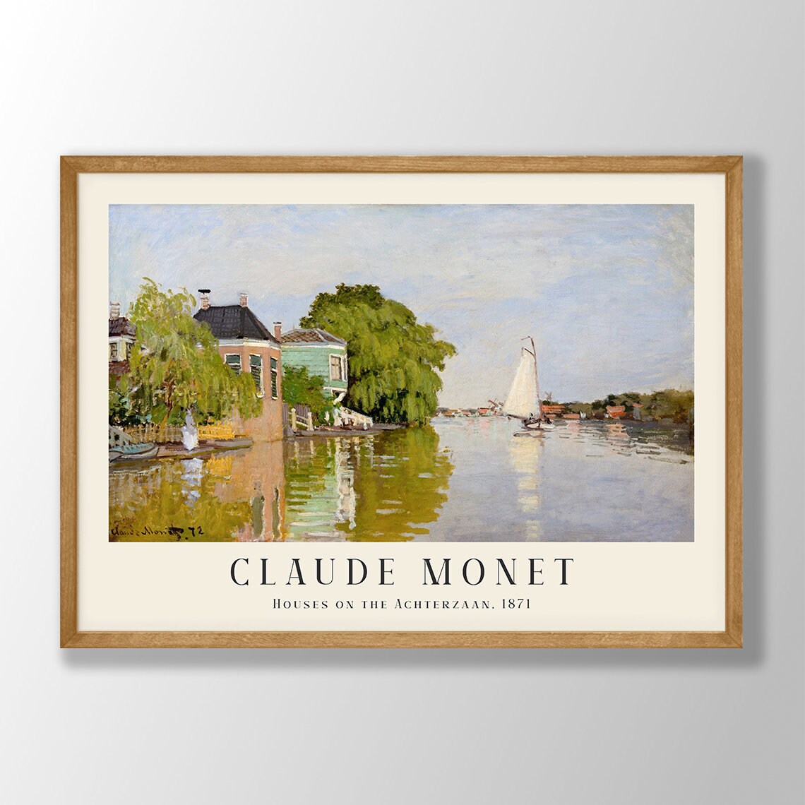 Monet-Inspired Nouveau Art Print, Farmhouse Decor
