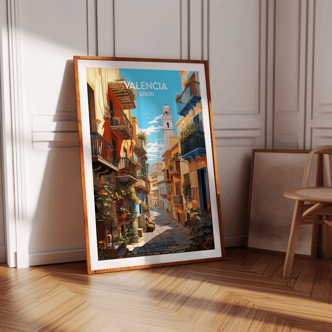 Valencia Travel Print, Spain Poster for Gifts - Image 3