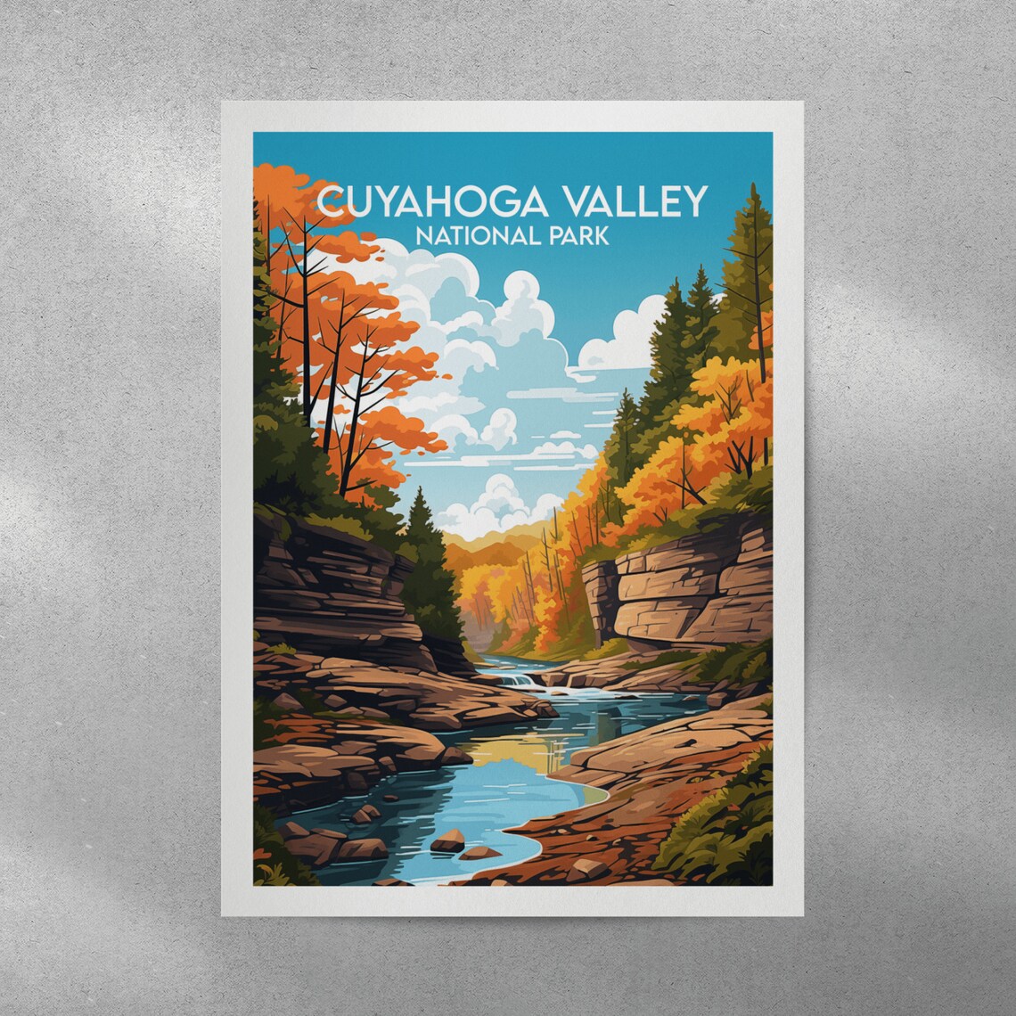 Cuyahoga Valley National Park Travel Poster, United States - Image 4
