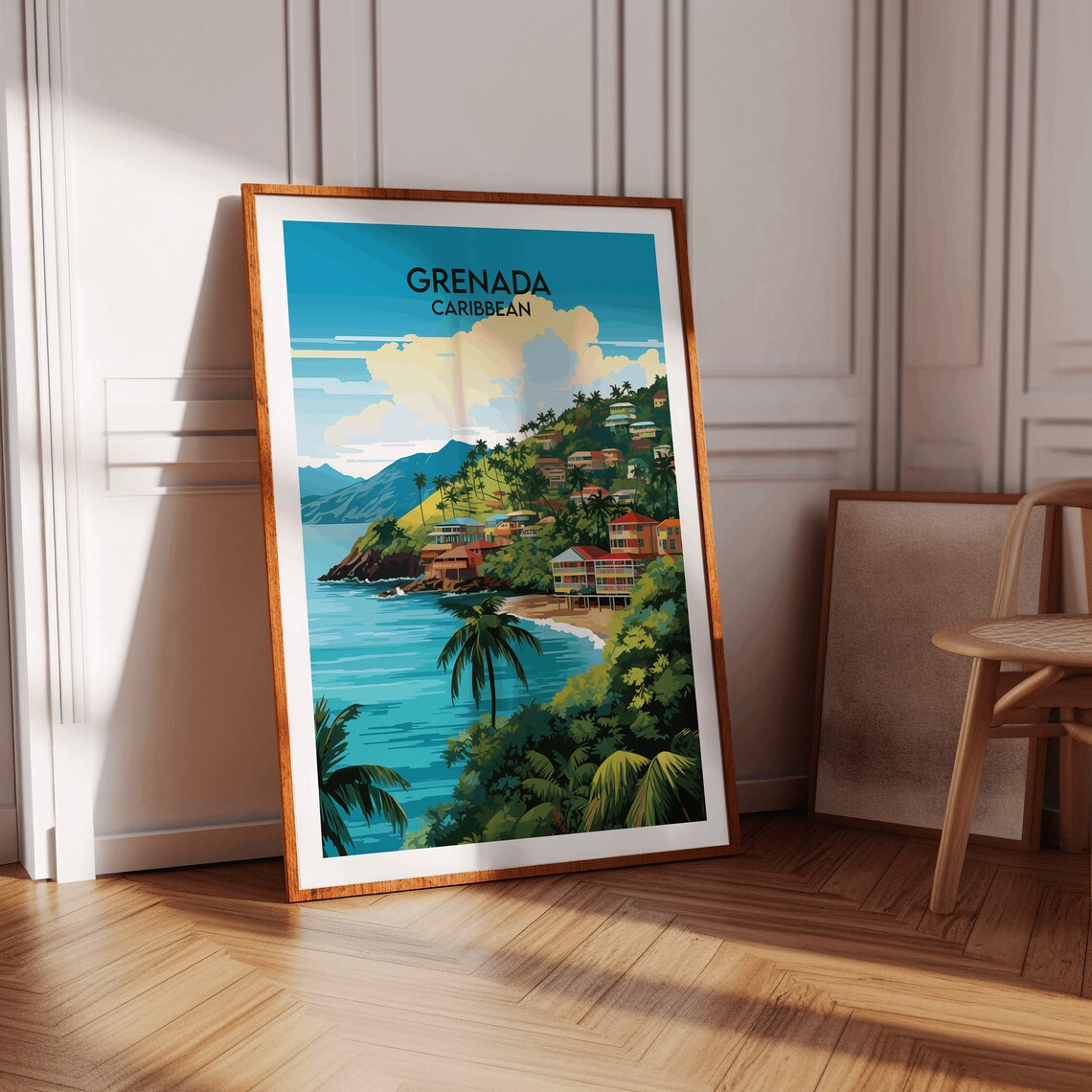 Grenada Travel Poster, Caribbean Custom Personalised - Image 2