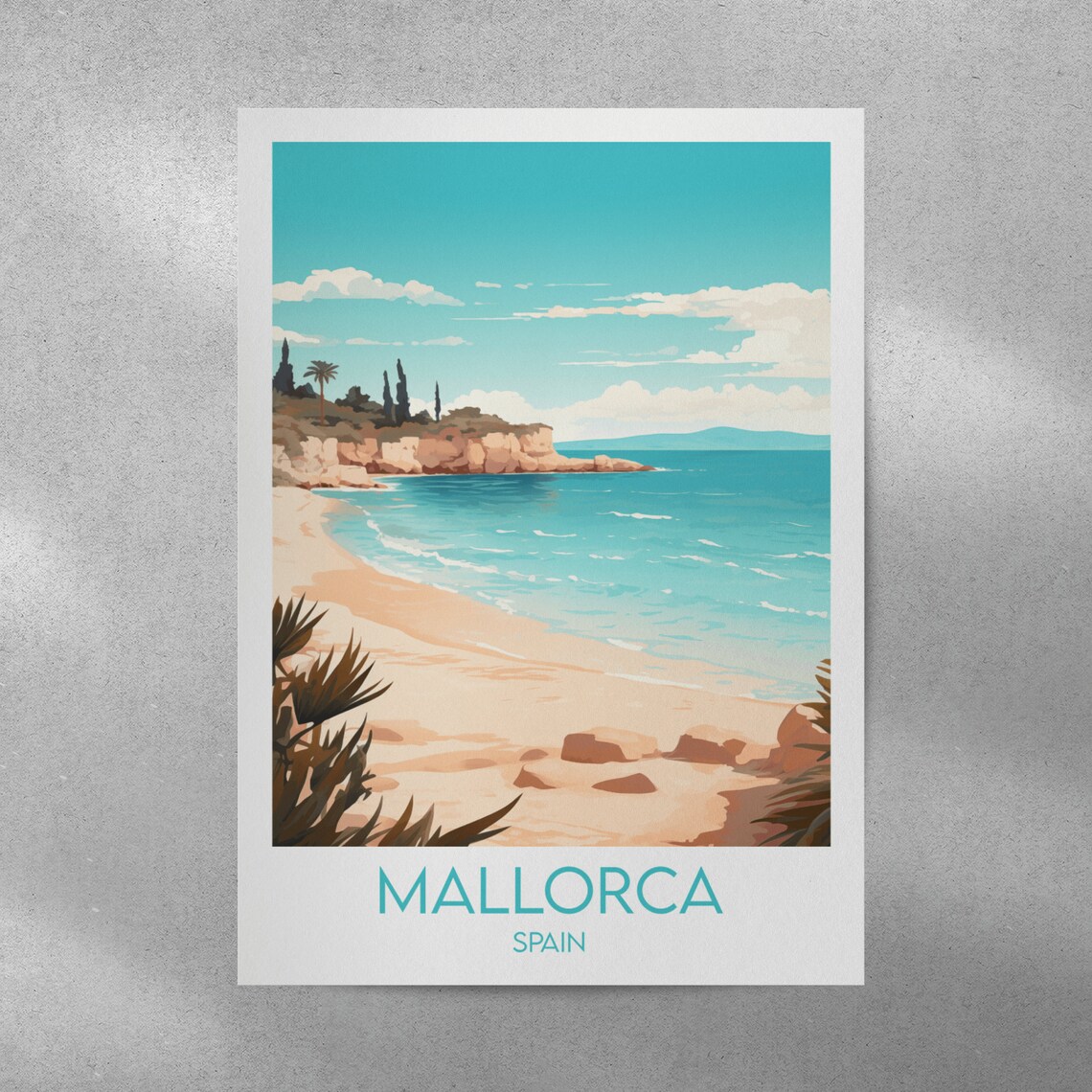 Mallorca Travel Poster, Spain Wall Art Print - Image 5