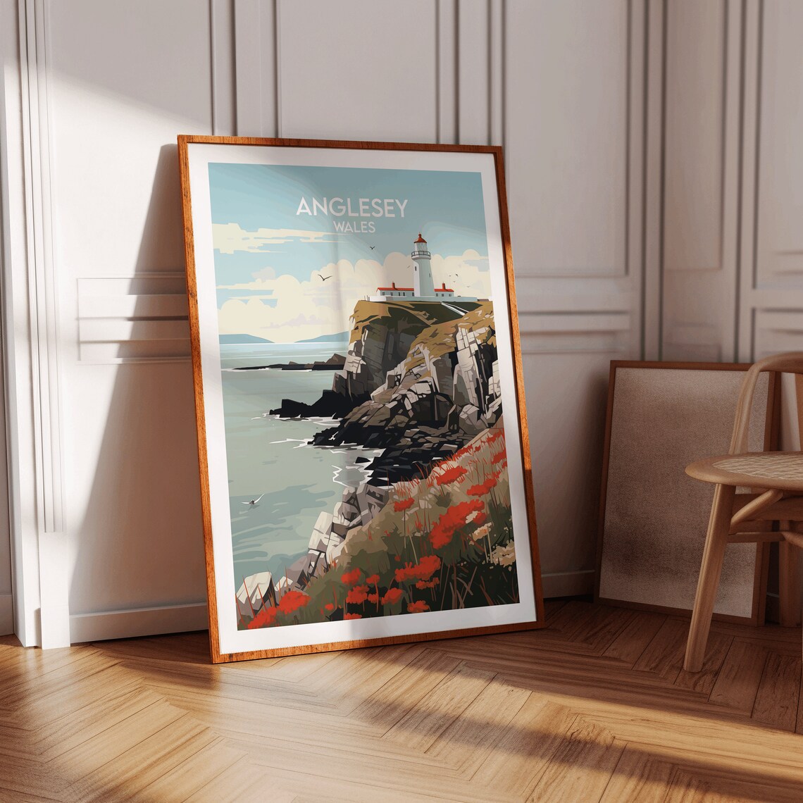 Anglesey Travel Poster, Wales Custom Personalised - Image 4