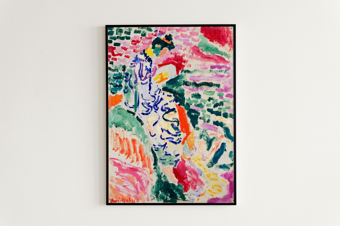 Matisse La Japonaise Fauvist Woman in Kimono Art Exhibition Poster - Image 3