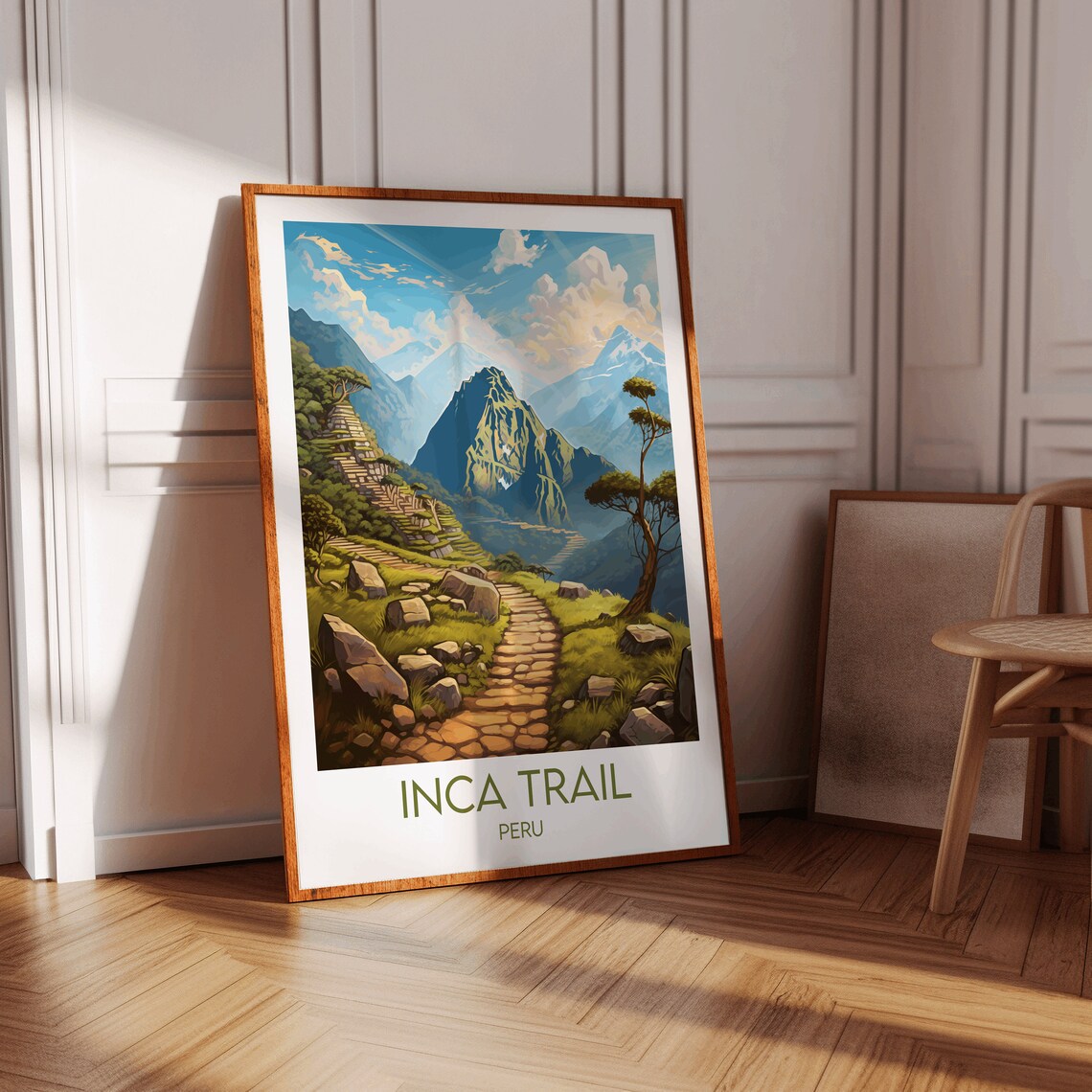 Inca Trail Travel Poster, Custom Personalized - Image 3