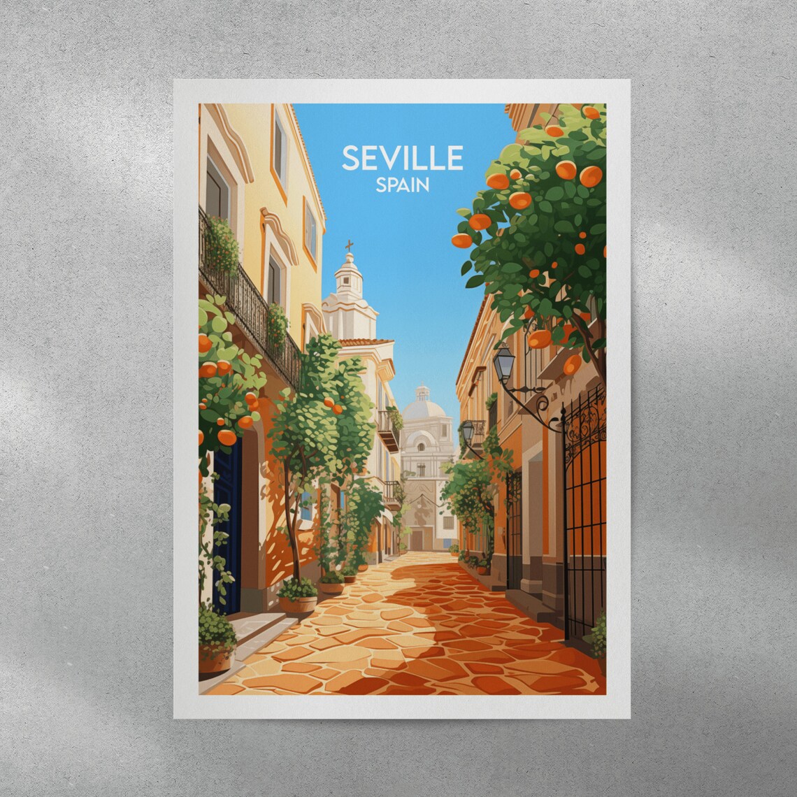 Seville Travel Poster, Spain Place Print - Image 4