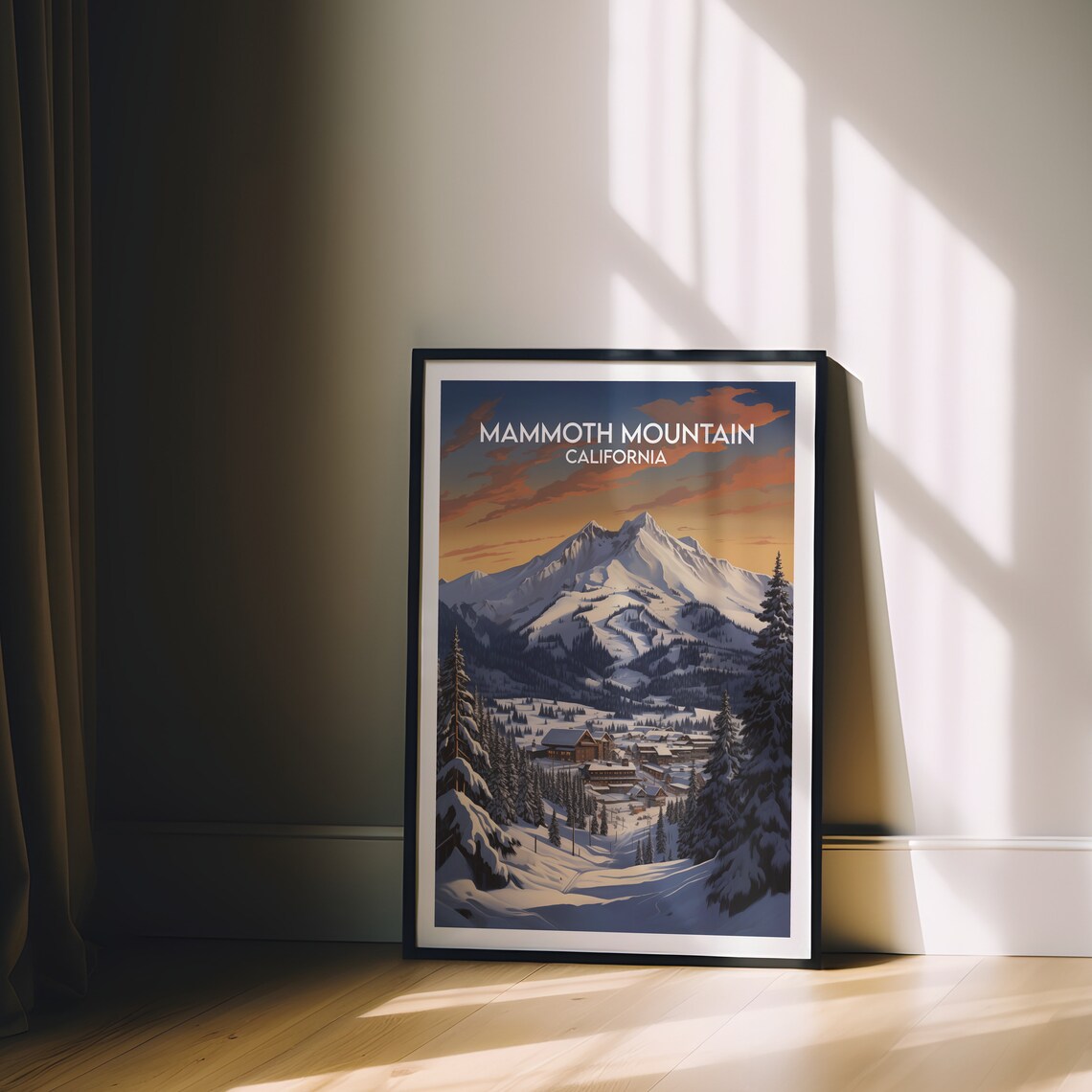 Mammoth Mountain Ski Travel Poster, California - Image 2
