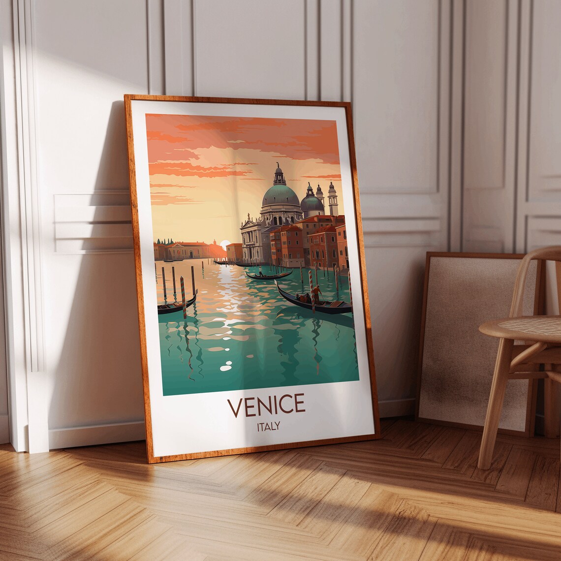 Venice Travel Poster, Italy Custom Personalised Gift - Image 4