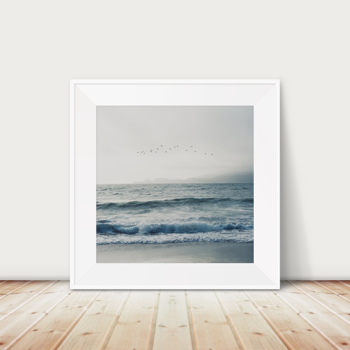 Pacific Ocean Birds in Flight, San Francisco Art Print