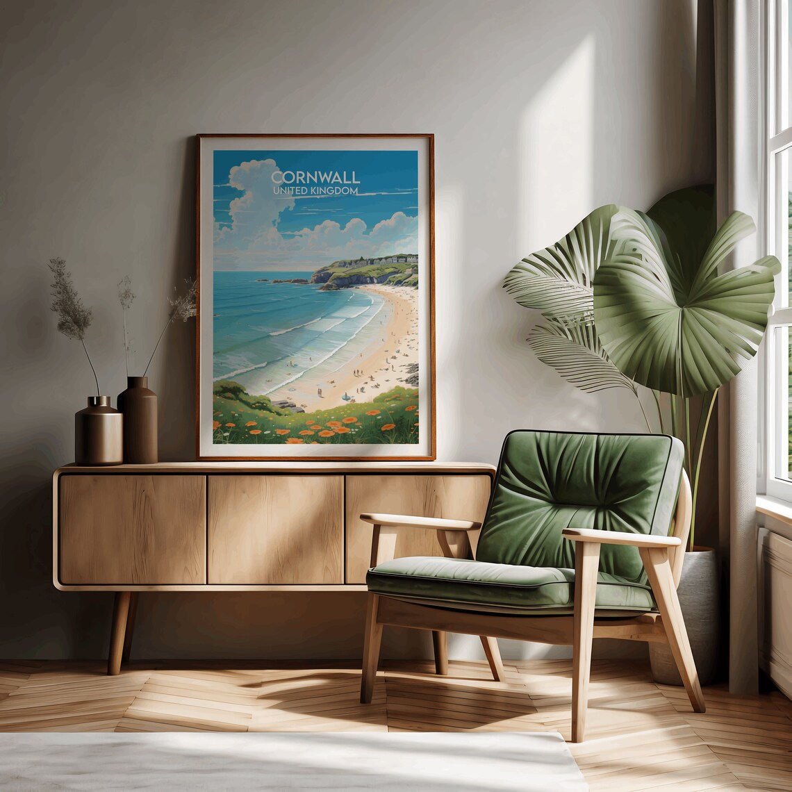 Cornwall Travel Print, United Kingdom Poster - Image 3