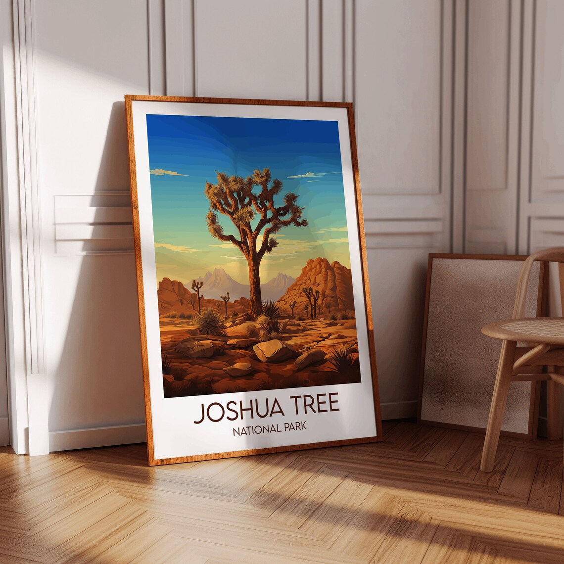 Joshua Tree National Park Travel Poster, Custom Personalised - Image 2