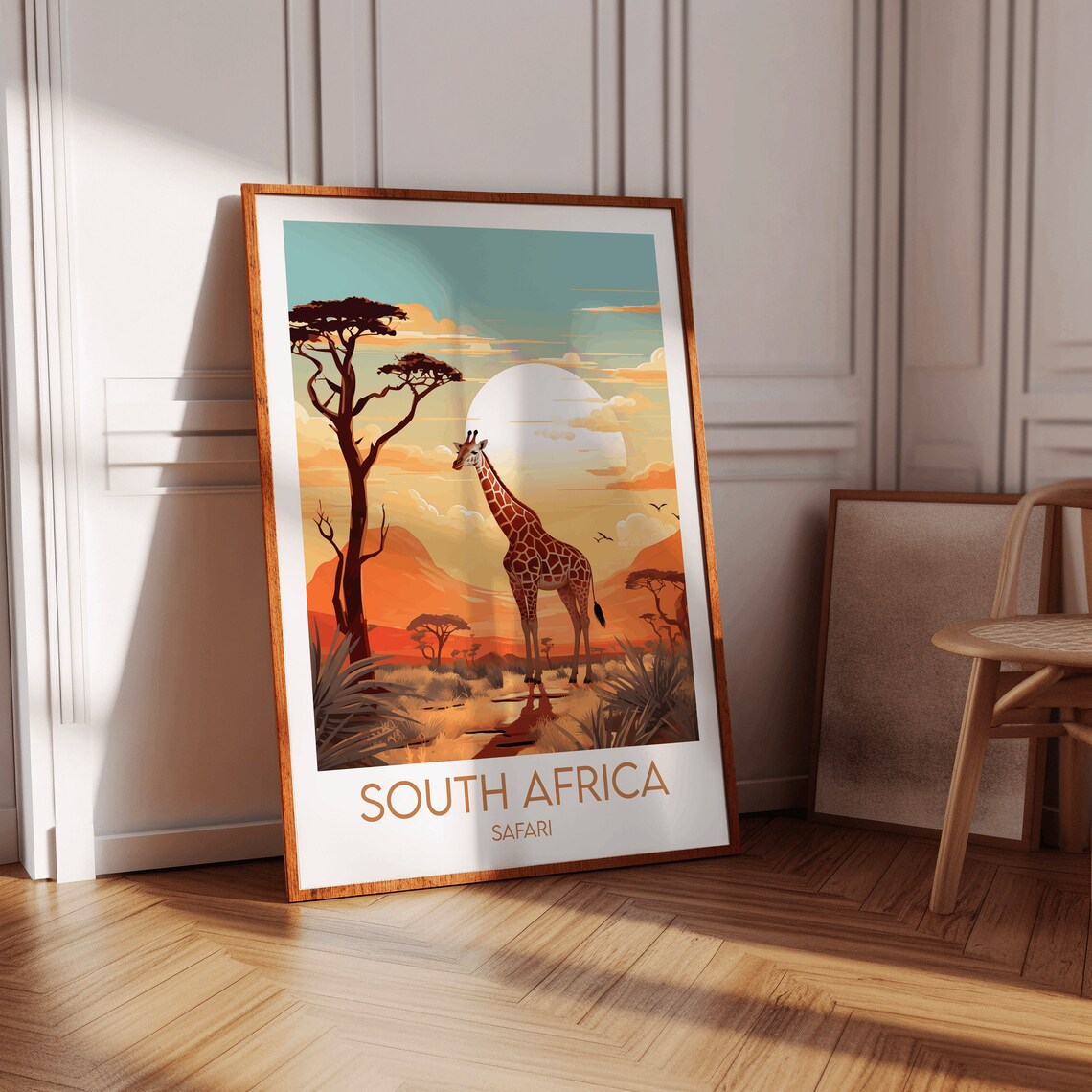 South Africa Travel Print, Safari Poster Art Print - Image 4
