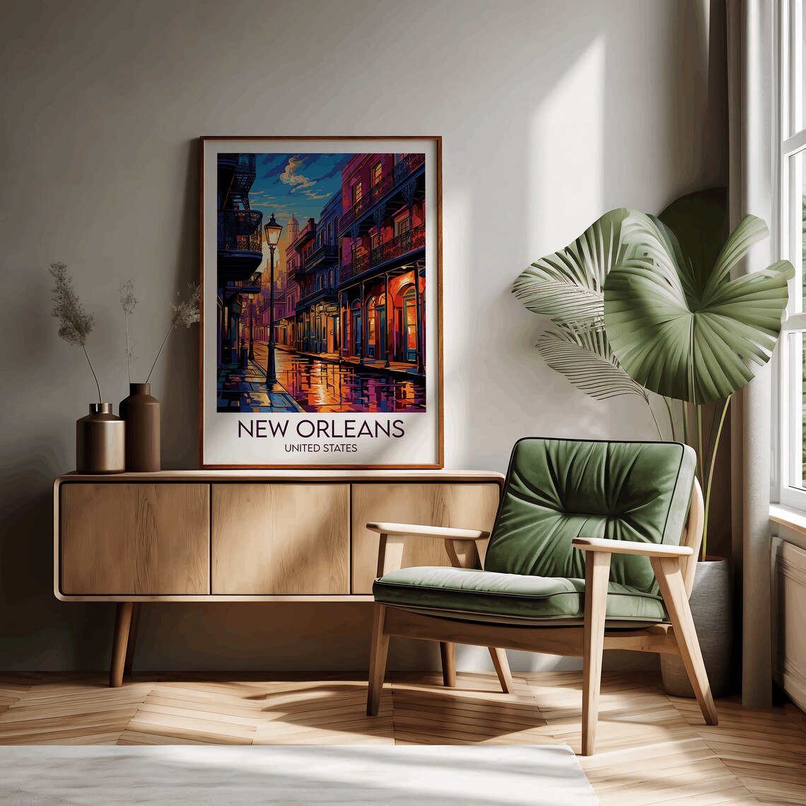 New Orleans Louisiana Travel Poster, United States - Image 2