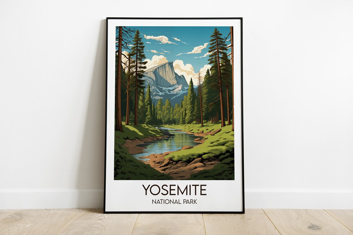 Yosemite National Park Wedding Gift Poster