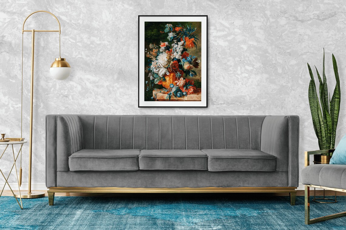 Dutch Floral Bouquet Still Life Old Master Painting Art Poster - Image 2