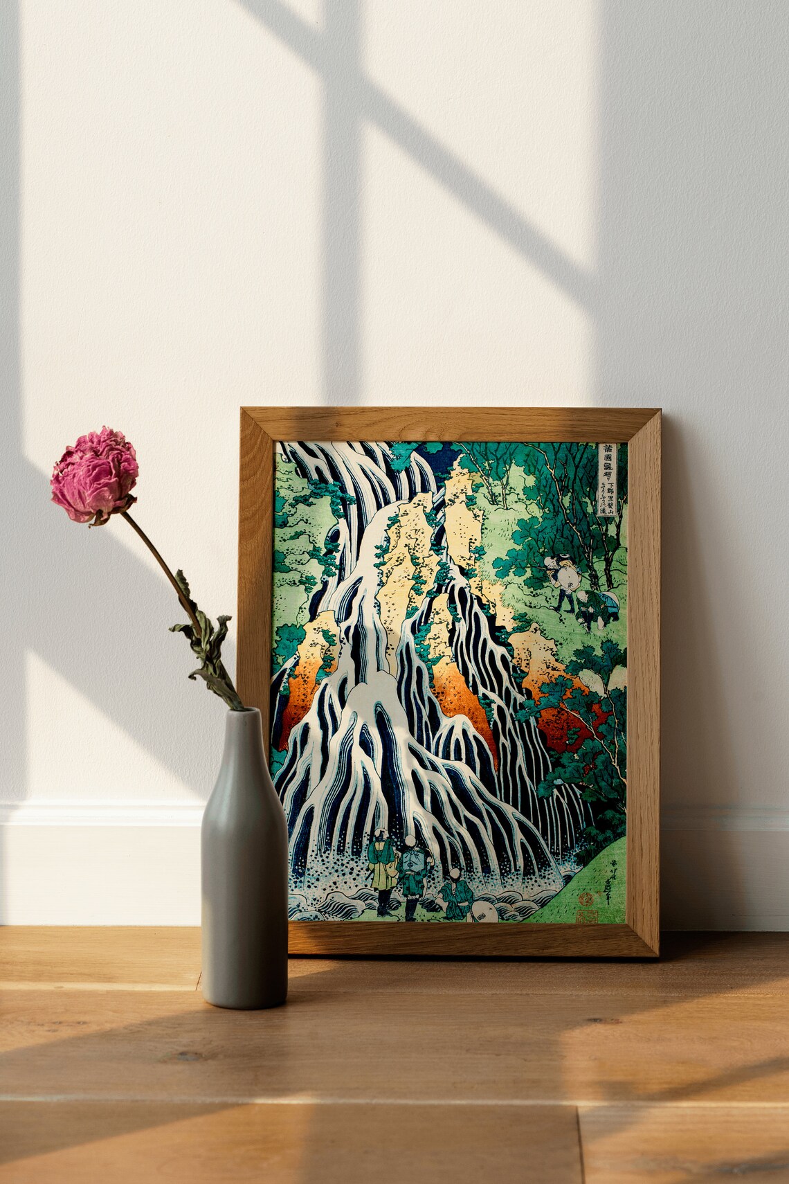 Hokusai Waterfall Japanese Woodblock Nature Art Landscape Poster - Image 5