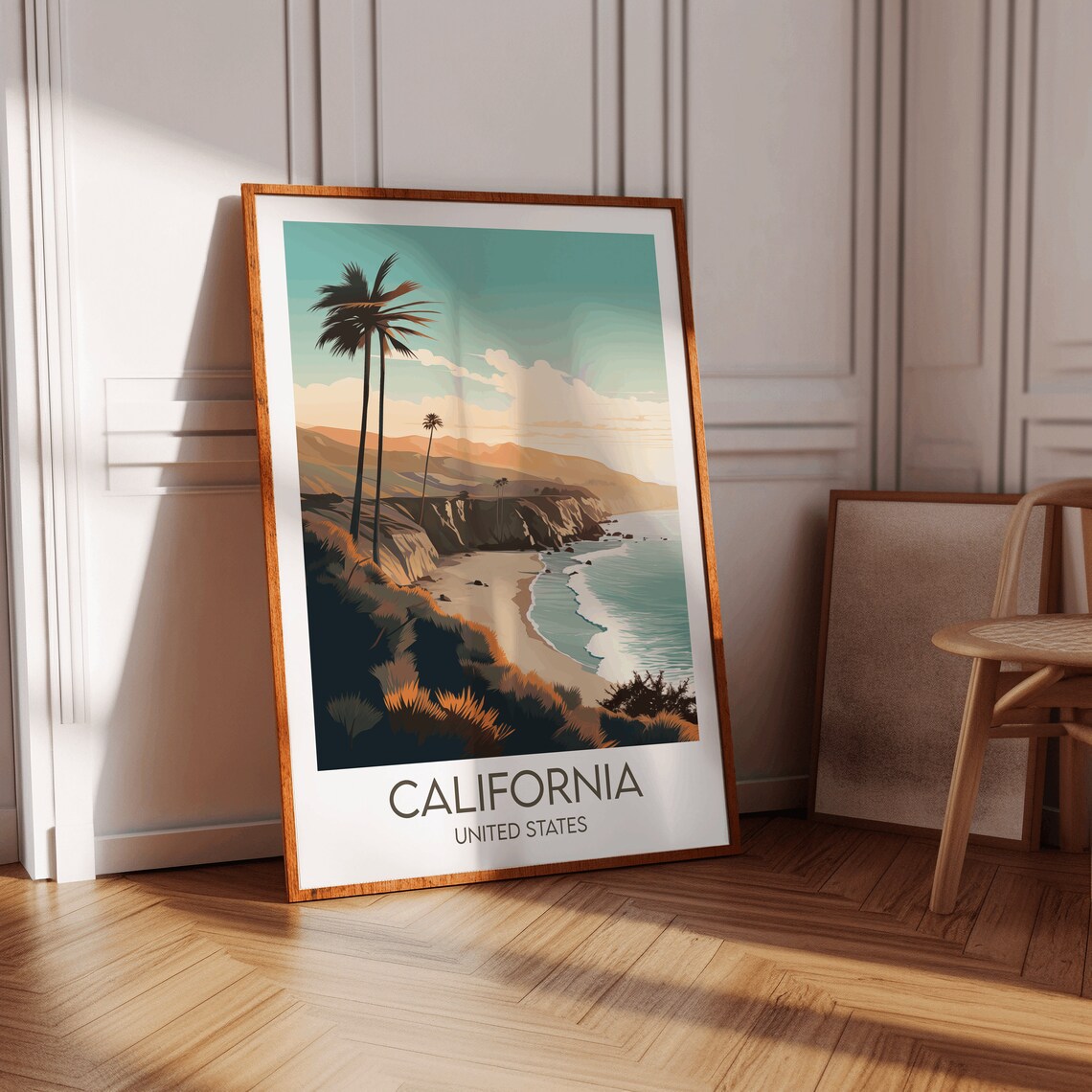 California Travel Poster, Custom Personalised Print - Image 4