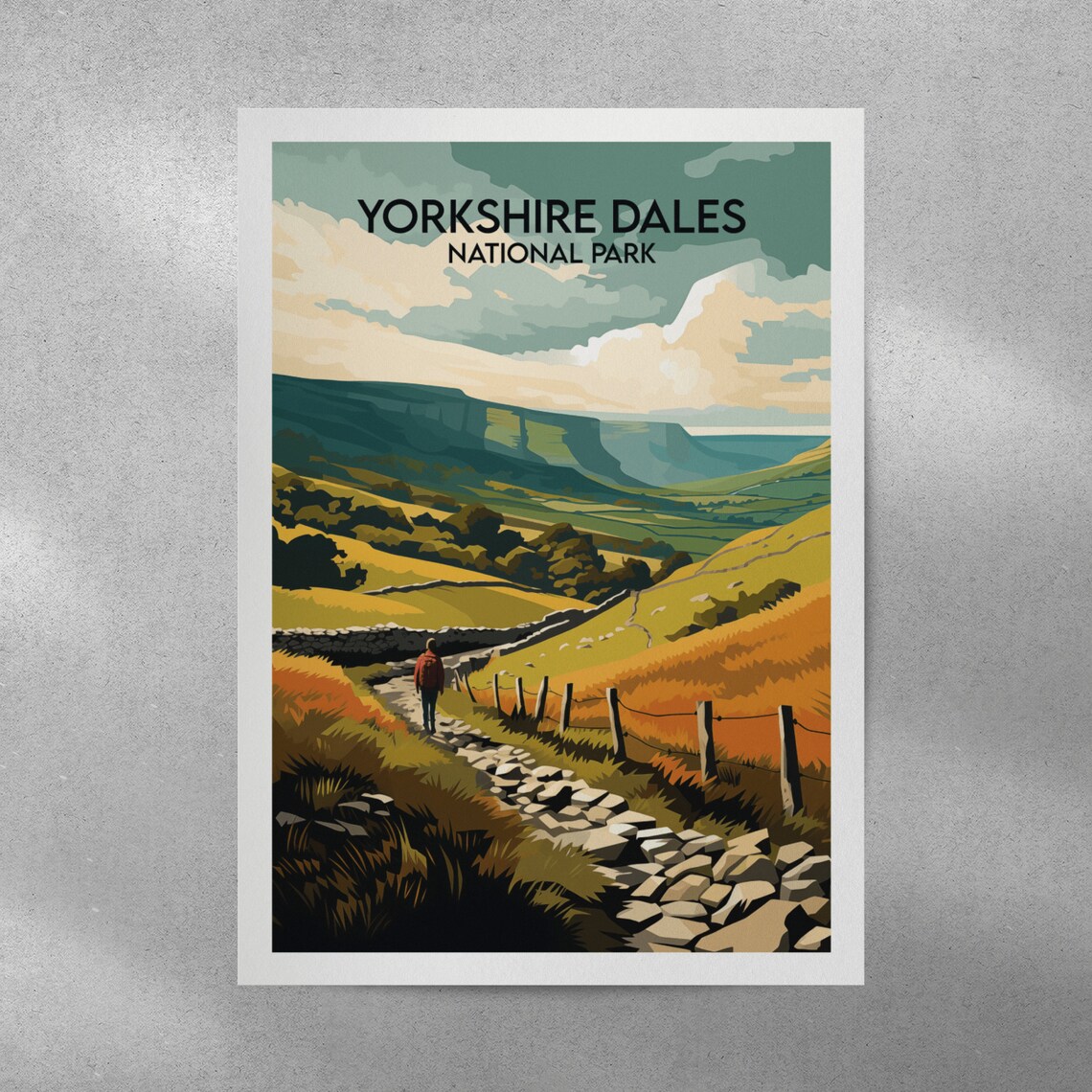 Yorkshire Dales National Park Travel Print Poster - Image 5