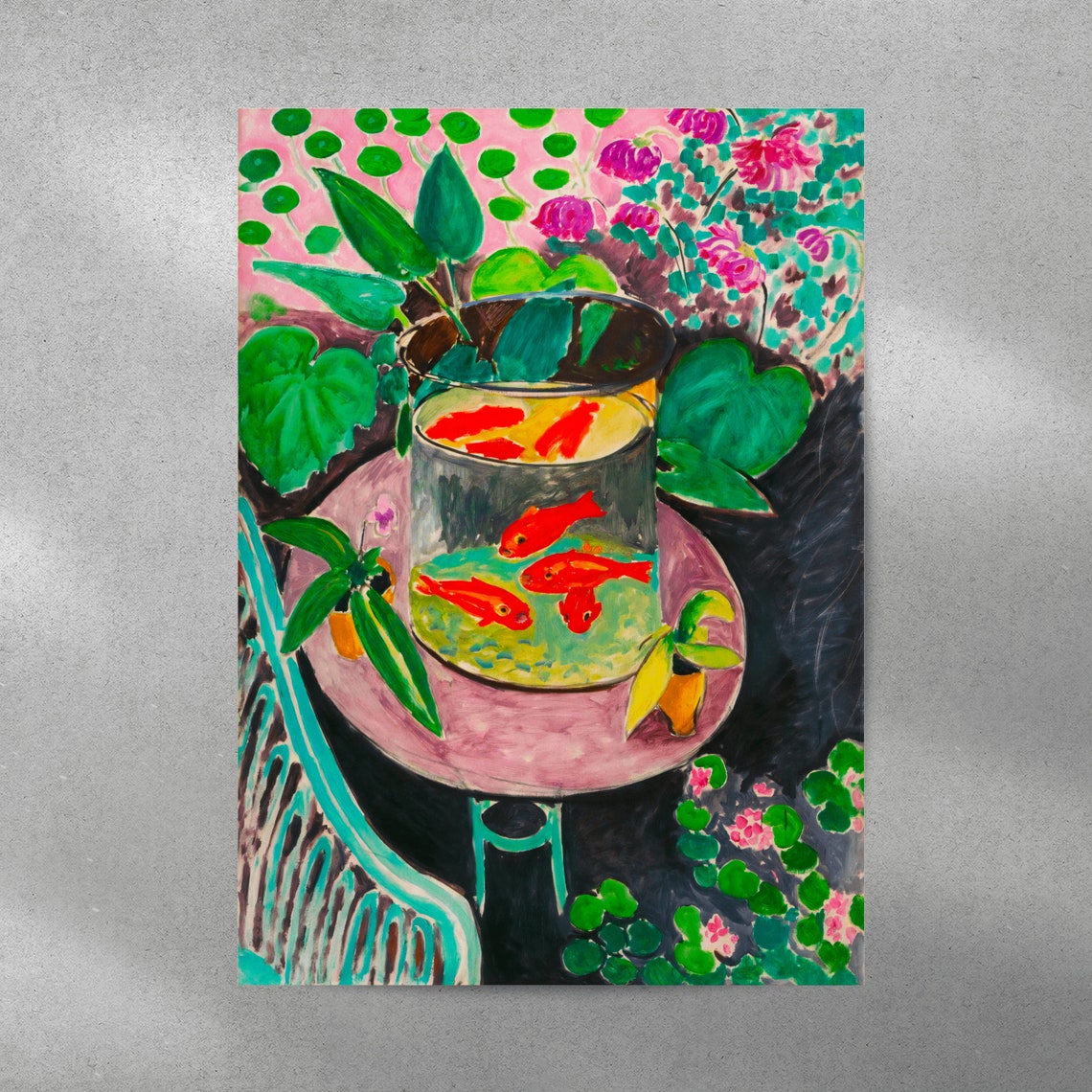 Henri Matisse Le Poisson Rouge Modern Full Bleed Artwork Poster - Image 5