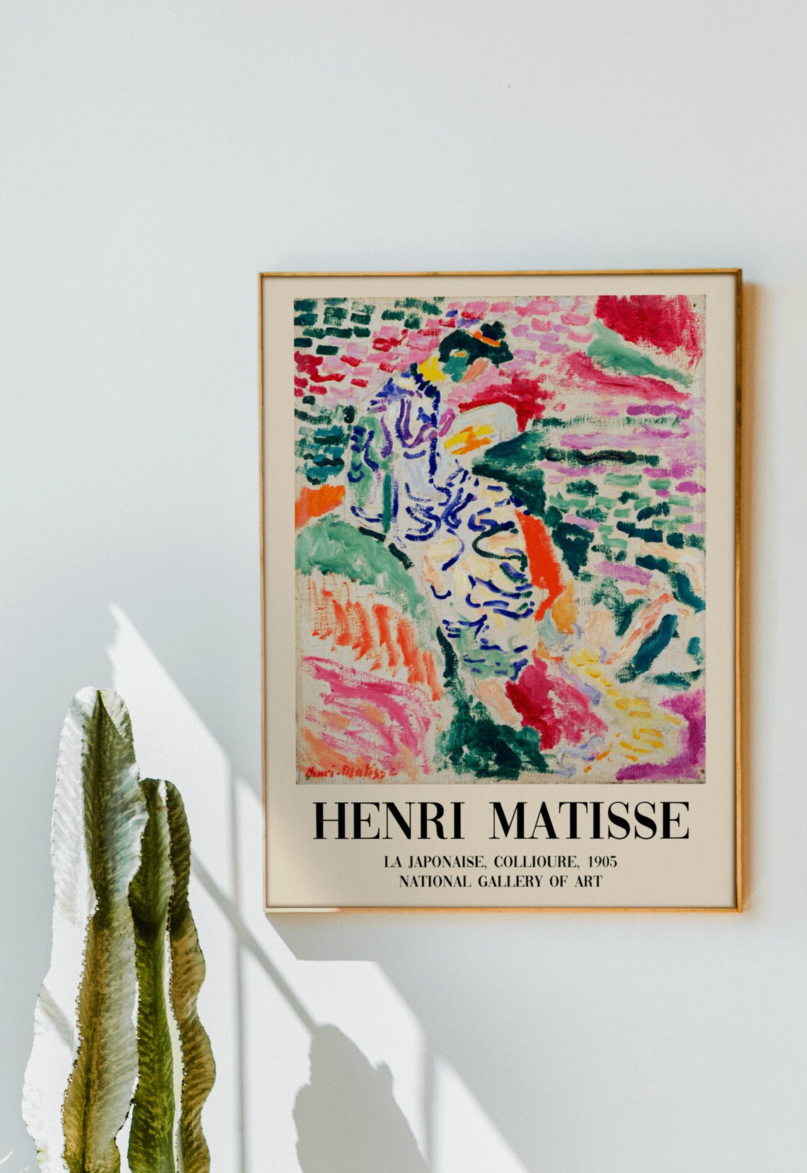 Henri Matisse La Japonaise Collioure 1905 Fauvist Art Poster - Image 2