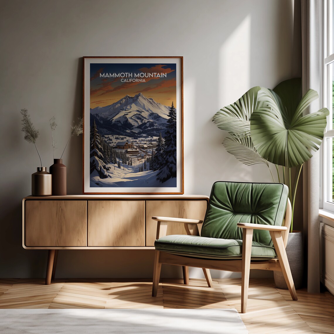Mammoth Mountain Ski Travel Poster, California - Image 3