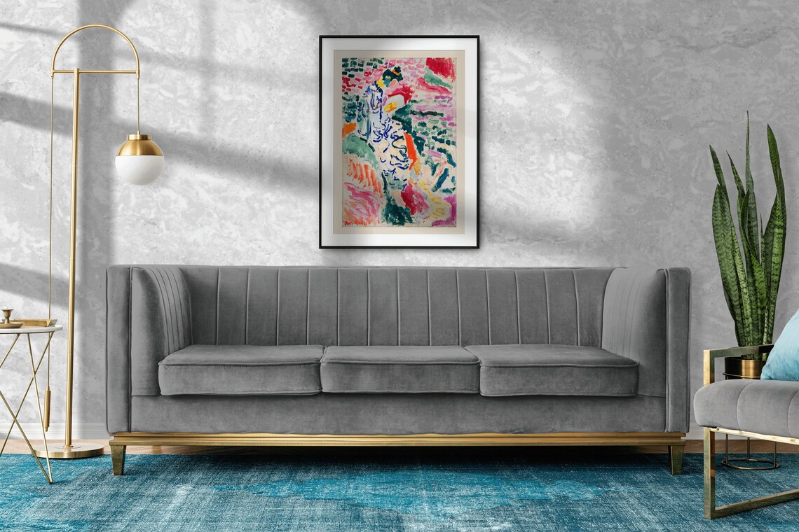 Henri Matisse La Japonaise Woman in Kimono Fauvist Painting Poster - Image 4