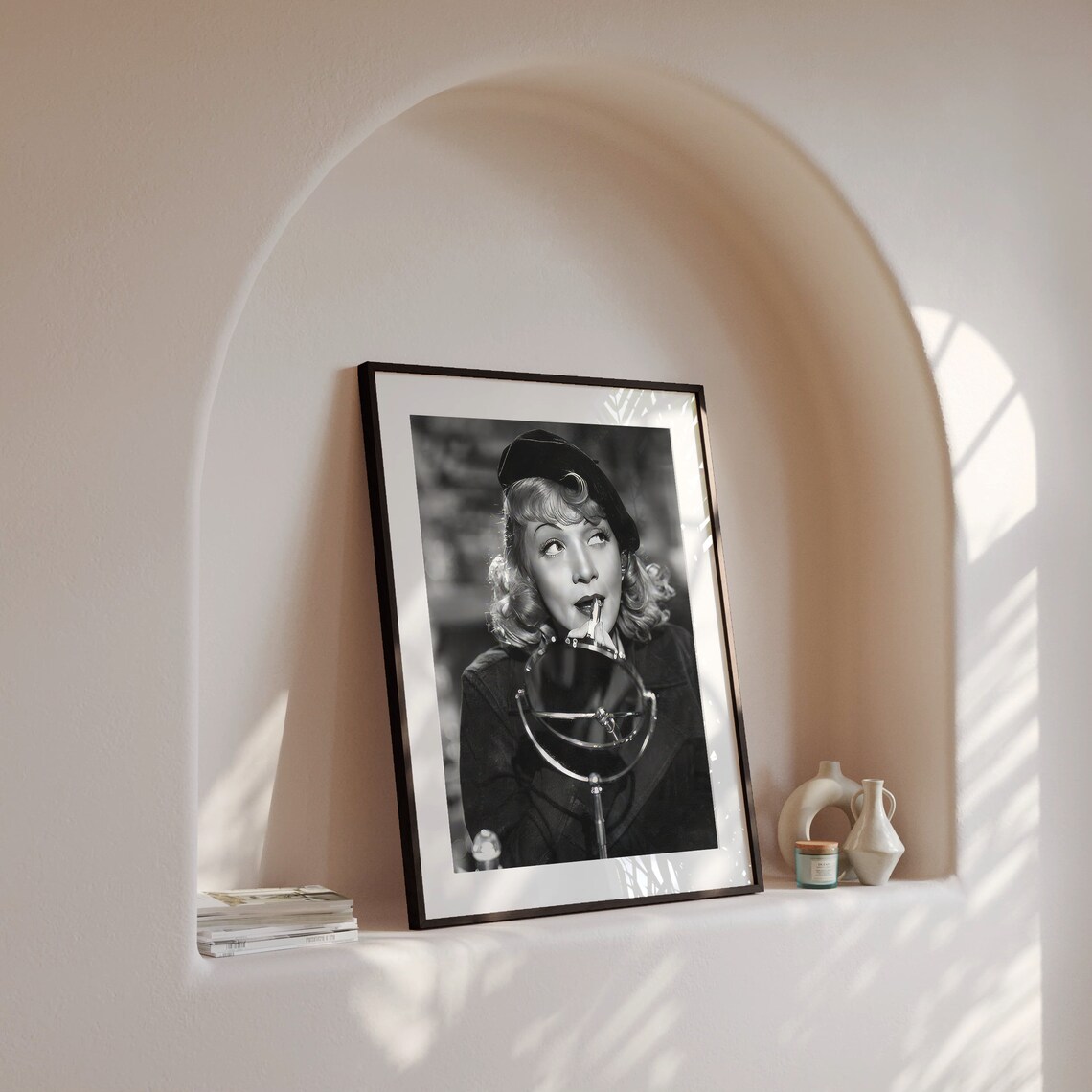 Marlene Dietrich Lipstick Vintage Fashion Photo Art Print - Image 4