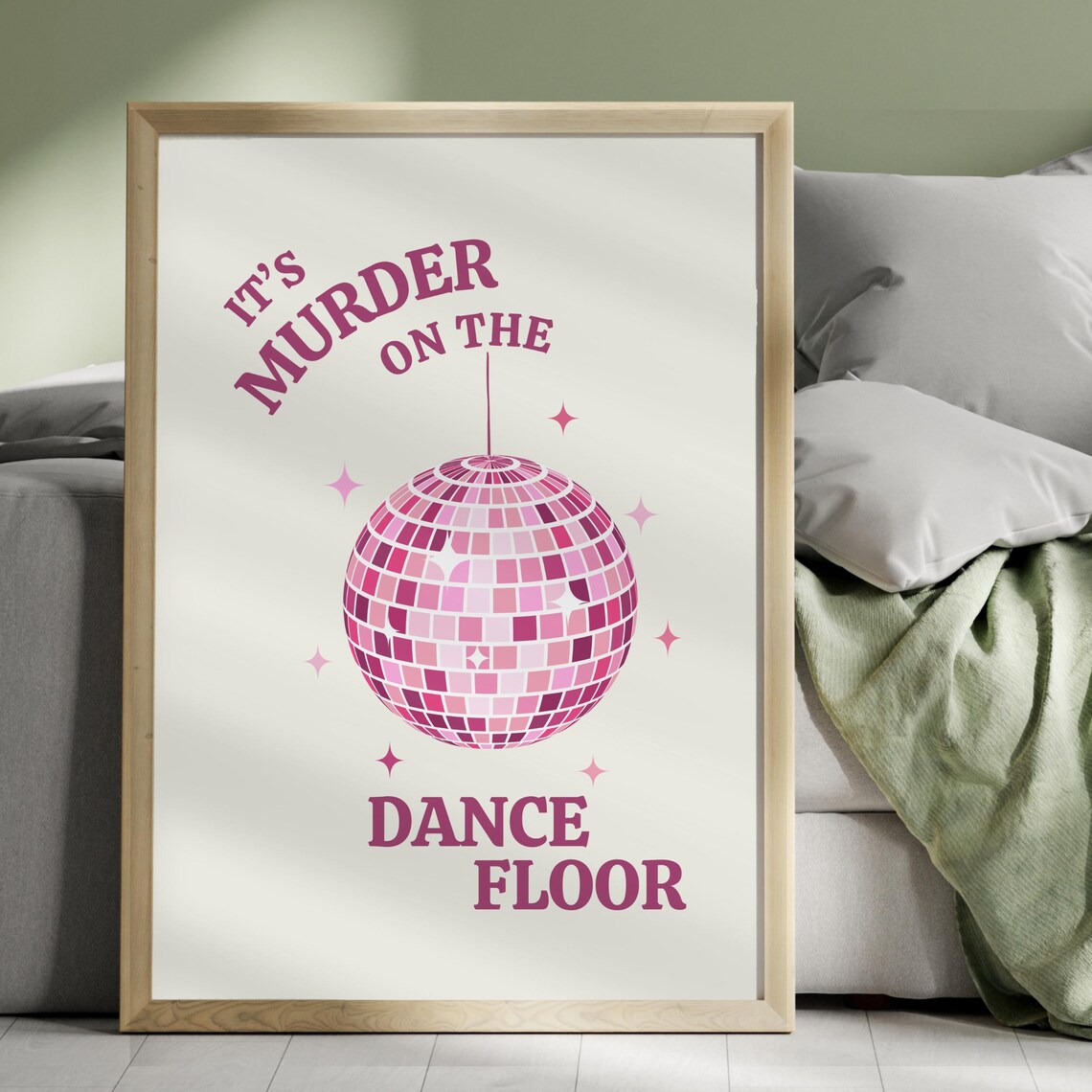 Disco Ball Poster, Retro Funky Kitchen Decor - Image 4