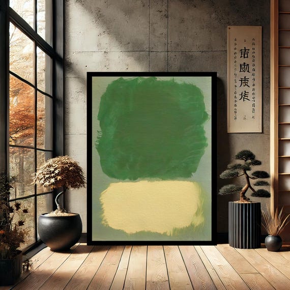 Mark Rothko Minimalist Canvas Print Painting Wall Art Reproduction Abstract Modern Home Decor