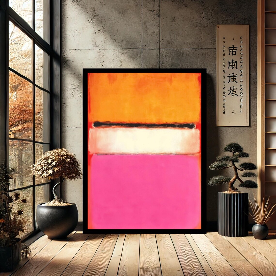 Mark Rothko Minimalist Canvas Print Painting Wall Art Reproduction Abstract Modern Home Decor