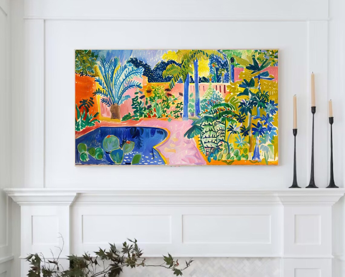 Poolside Summer Beach Art, Seasonal Decor - Image 2