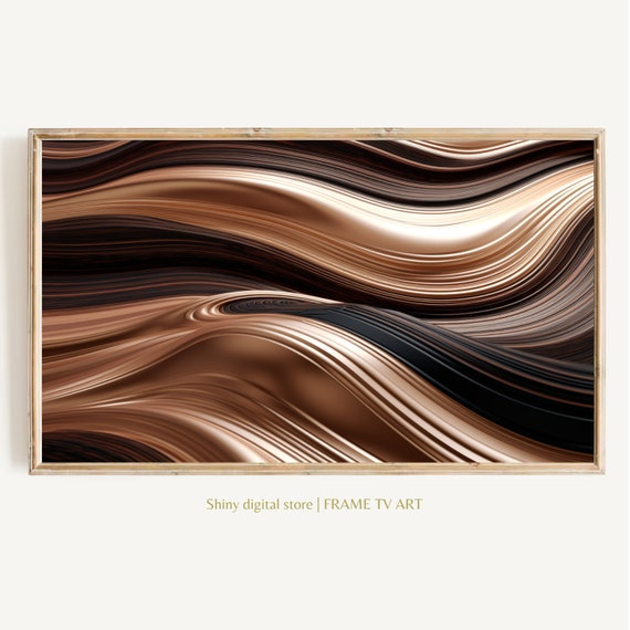Frame Tv Art 4k Neutral Minimalist Abstract Modern Art Beige Black 3d Texture Art Abstract Pattern Instant Art For Tv