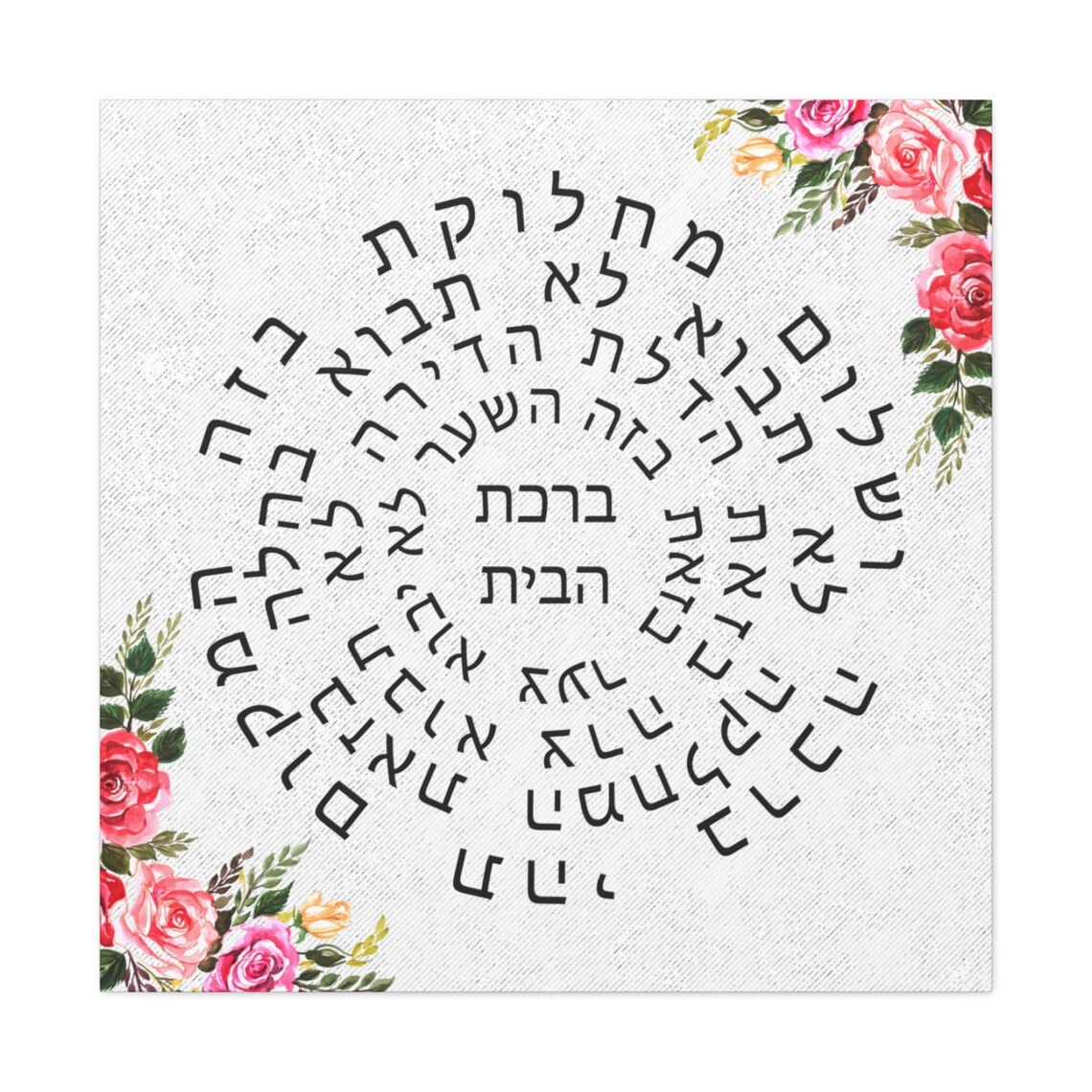 Jewish Home Blessing, Birkat Habayit Art Print - Image 3