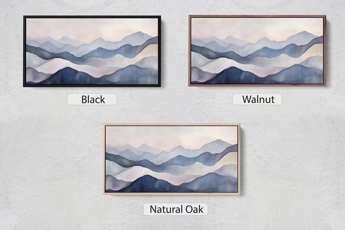 Abstract Mountains Minimalist Nature Scenic Decor - Image 2