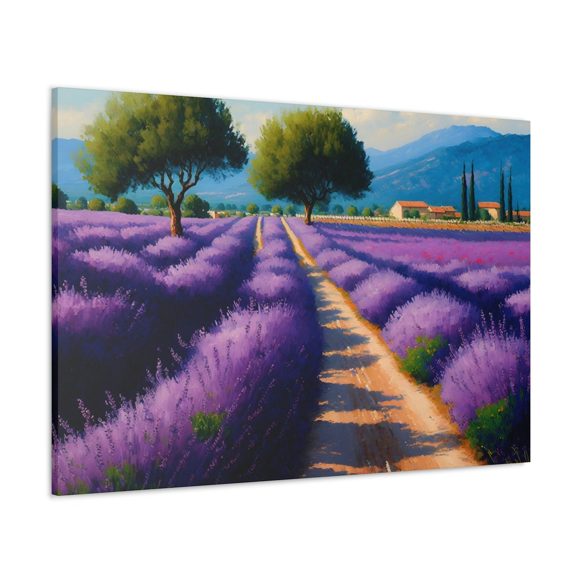 Lavender Field, Landscape Art Print - Image 3