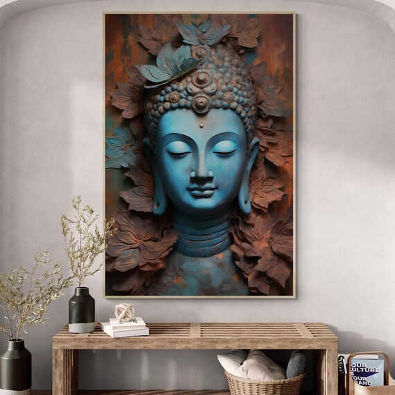 Buddha Meditation Decor For Serenity, Spiritual Accent